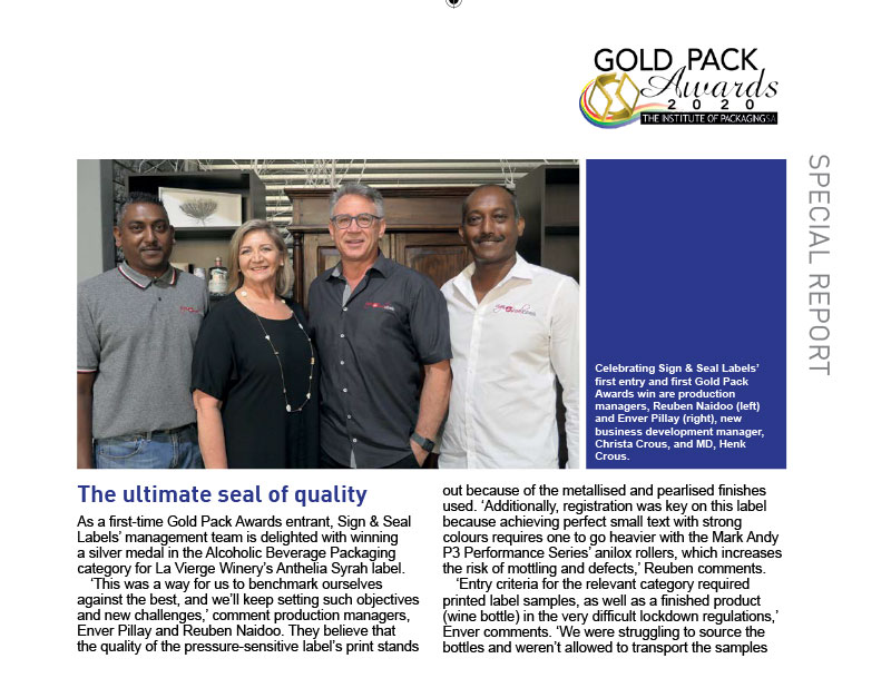 PPM Festive Special Report featuring Sign & Seal Labels